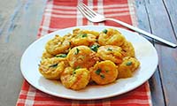 Recipe for Puffed shrimps